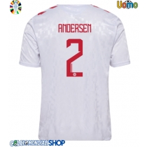 Maglie da calcio Danimarca Joachim Andersen #2 Seconda Maglia Europei 2024 Manica Corta